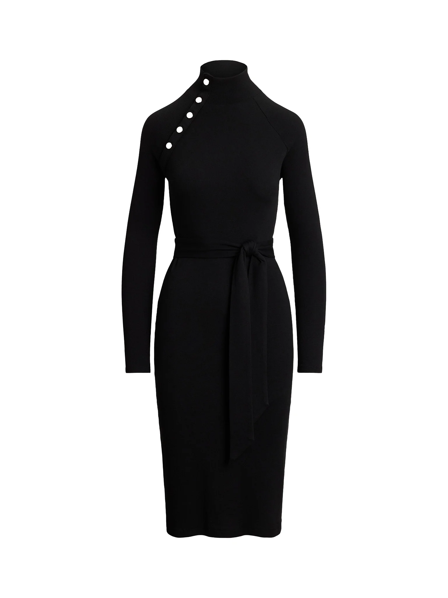 green emerald velvet dress Lauren Ralph Lauren Black and Gray One-Shoulder Maxi Dress main image 0