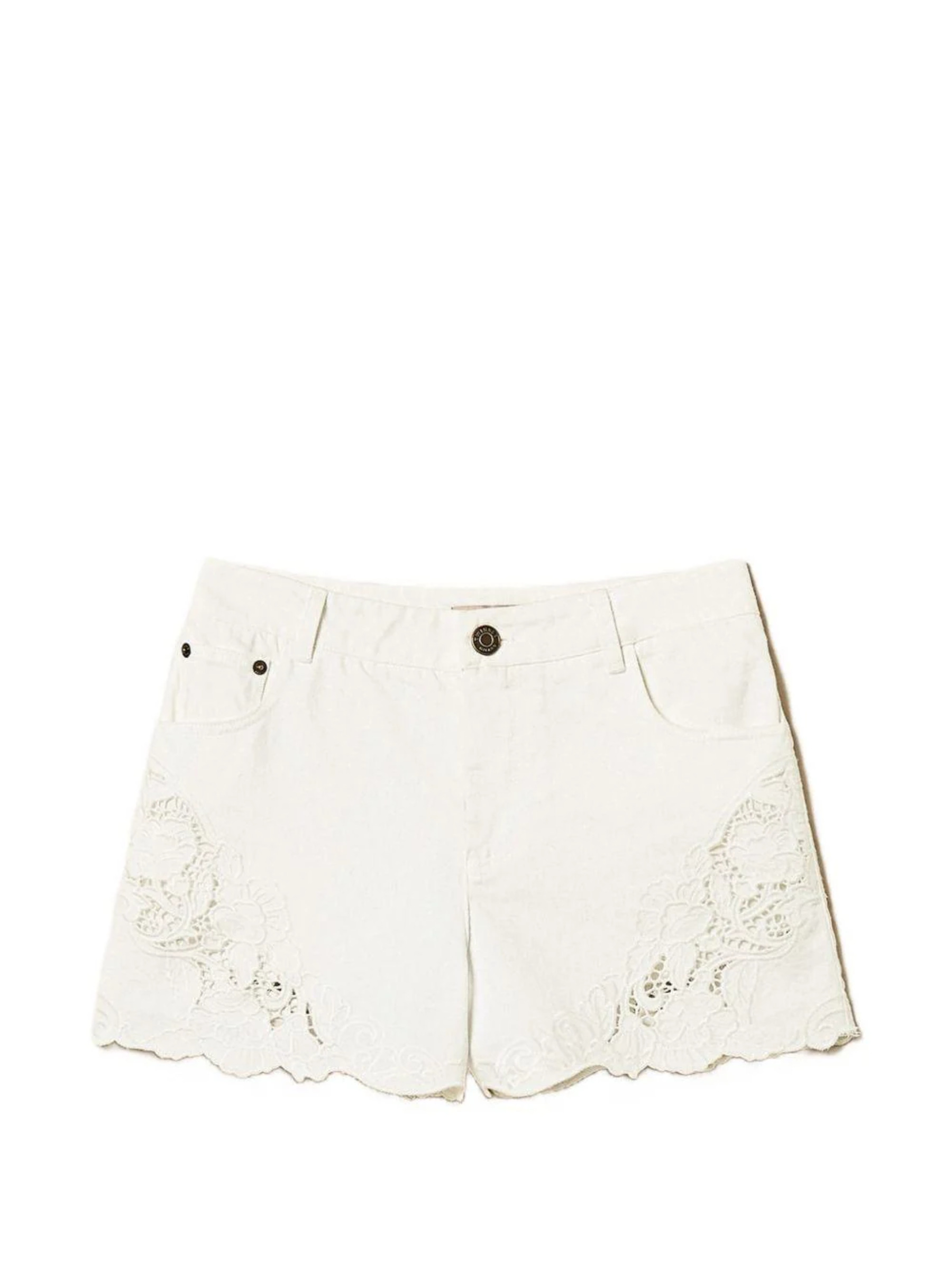 Shorts In Embroidered Bull - TWINSET - Paolo Fiorillo