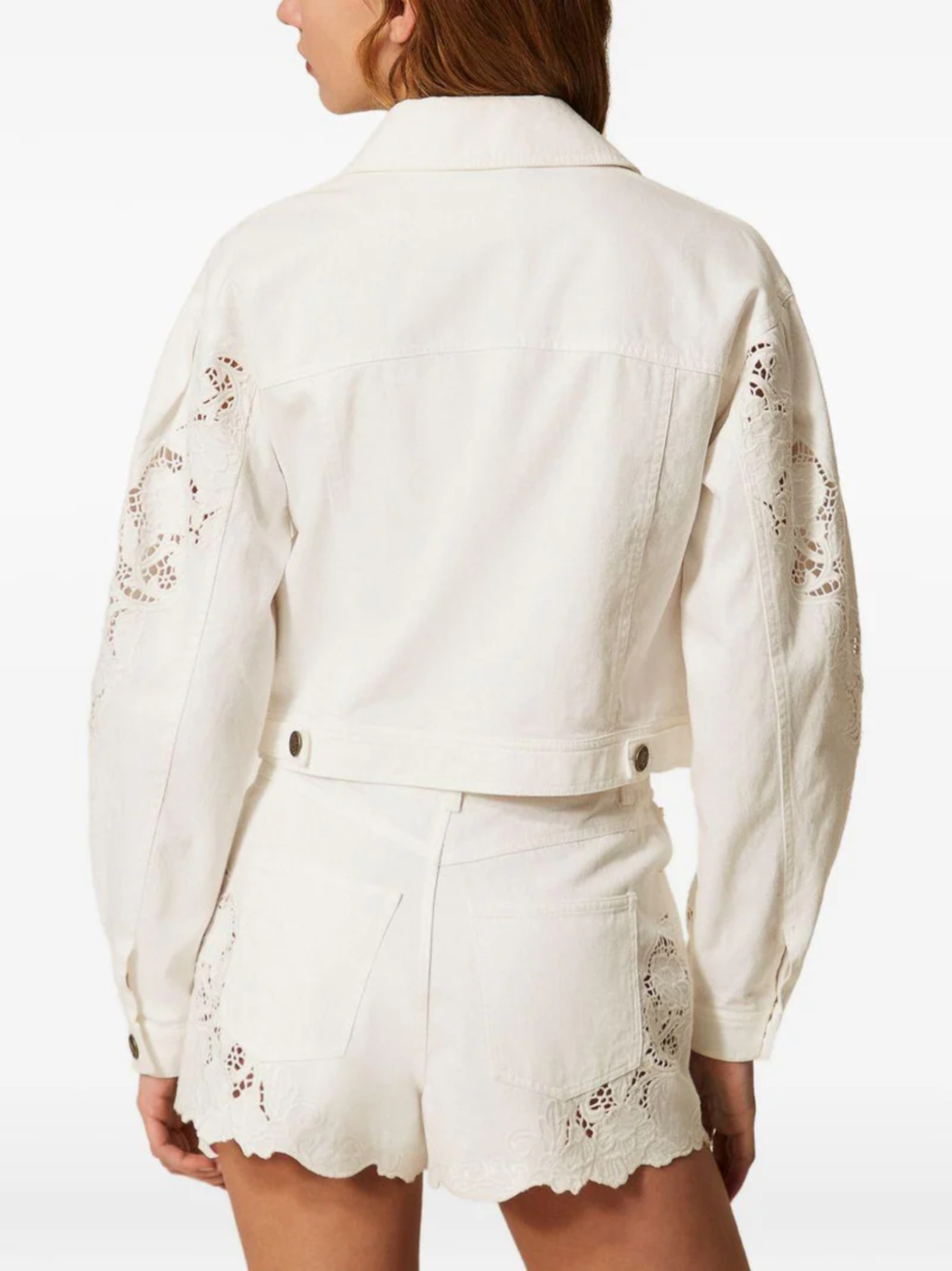 Shorts In Embroidered Bull - TWINSET - Paolo Fiorillo