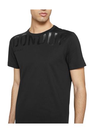 T-SHIRT REGULAR IN JERSEY NERA  US198JF0271UHY9DU999 DONDUP | T-shirt | US198JF0271UHY9DU999