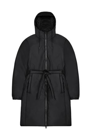 LOHJA LONG INSULATED CURVE JACKET 15880BLA RAINS | Giacca | 15880BLA