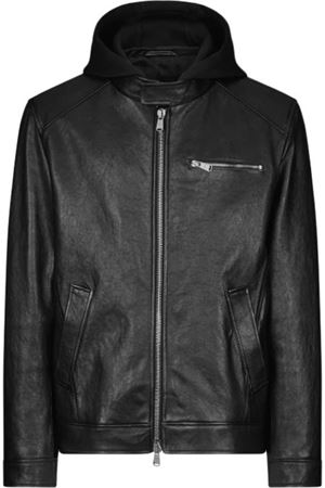 Biker slim in nappa DONDUP | Giacca | UJ977PL0392UXXXDU999