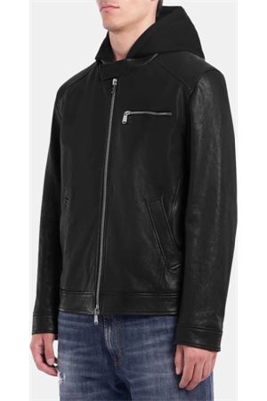 Biker slim in nappa DONDUP | Giacca | UJ977PL0392UXXXDU999