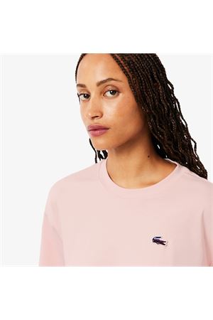 T-shirt with crocodile and relaxed fit landscape LACOSTE | T-Shirt | TF5242ADY