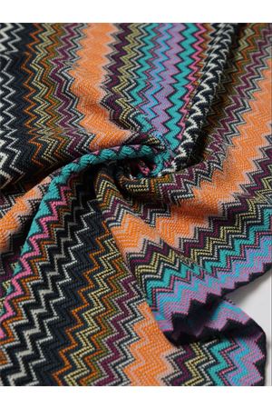 Sciarpa con lavorazione zig zag e frange MISSONI | Sciarpa | SC35WMDA2240001