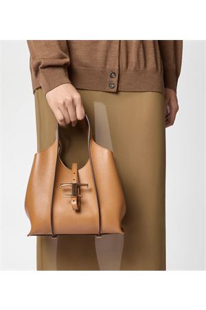 t timeless shopping bag in leather mini TOD'S | Shopping Bag | XBWTSBA9100Q8ES410