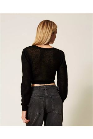 Coprispalle in maglia misto mohair 252TP352500006 TWINSET | Maglia | 252TP352500006