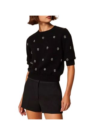 MAGLIA M/C RICAMATA TWINSET | Maglia | 252TT318100006