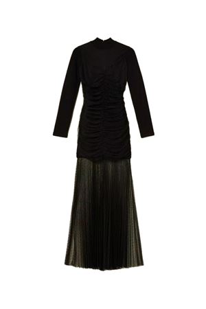 ABITO LUNGO IN TULLE E MAGLIA VISCOSA TWINSET | Abito | 252TT326200006