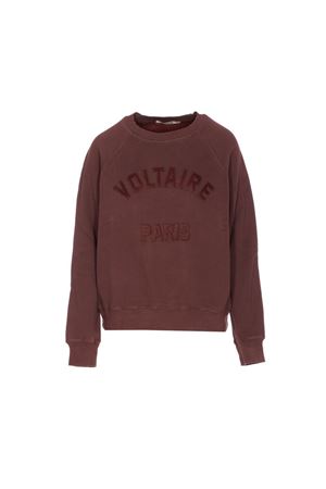 Upper Mo Voltaire Paris ZADIG&VOLTAIRE | Felpa | JWSS01674BURGUNDY
