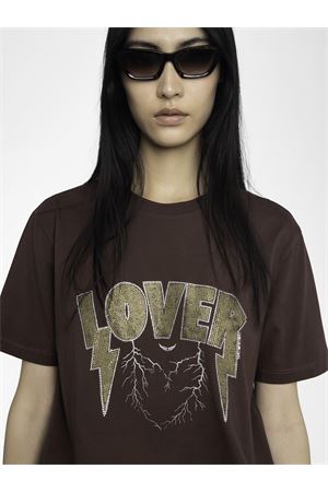 Edwin Hc Concert Lover Rhinestones ZADIG&VOLTAIRE | T-Shirt | JWTS02814BURGUNDY