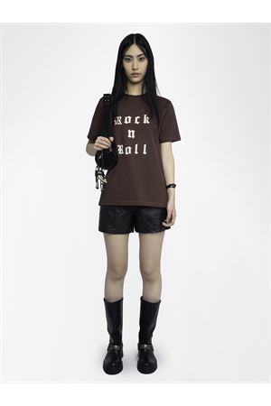 Edwin Tc Rock N Roll Rhinestones ZADIG&VOLTAIRE | T-Shirt | JWTS02868BURGUNDY