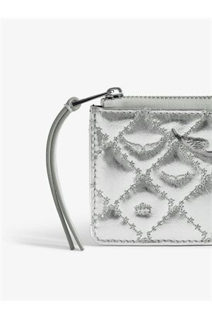 Zv Card Monogram Metal ZADIG&VOLTAIRE | Portacarte di credito | LWSG03722SILVER
