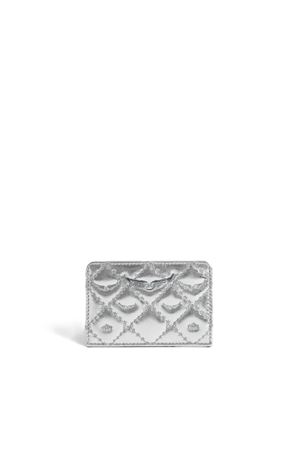Zv Pass Monogram Metal ZADIG&VOLTAIRE | Portacarte di credito | LWSG03723SILVER
