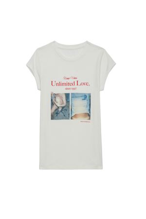 T-SHIRT PHOTOPRINT BIANCA  JWTS01612JUDO ZADIG&VOLTAIRE | T-shirt | JWTS01612JUDO