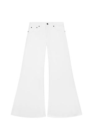 Jeans Marlen wide leg in bull fisso cotone e lyocell bianco DP775BFE020DBM5DD000 DONDUP | Jeans | DP775BFE020DBM5DD000