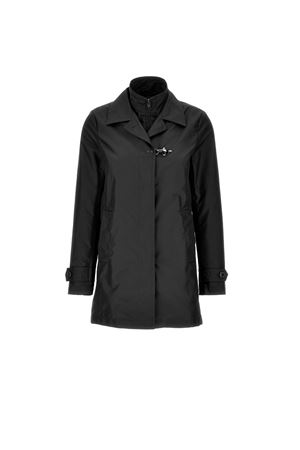 Morning Coat in Lino Tecnico NERO NAW59503060AXXB999 FAY | Coat | NAW59503060AXXB999