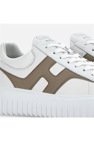 Sneakers Hogan H-Stripes beige, marrone HXM6450FE91LE901GK HOGAN | Sneaker | HXM6450FE91LE901GK