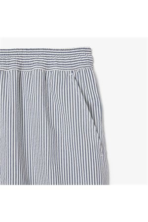 Boxer mare testurizzati a righe di media lunghezza MH9089HXI LACOSTE | Costume | MH9089HXI