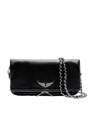 rock grained lether ZADIG&VOLTAIRE | Tracolla | LWBA00001NOIR