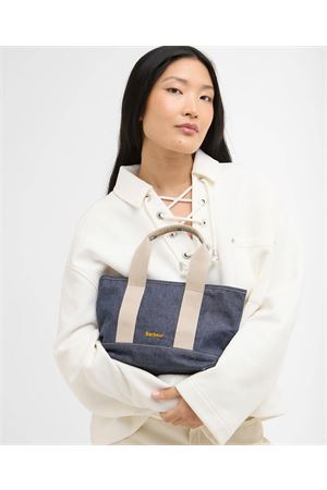 Mini Mya Denim Tote Bag BARBOUR | Tote | LBA0539IN71