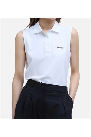 Bowford Sleeveless Polo Top BARBOUR | Polo Shirt | LML0888WH11