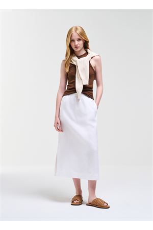 Gonna Midi In Lino COLMAR | Gonna | 73116AZ01