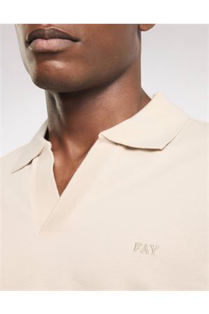 Polo Without Bt. Piquet Str. Stripes FAY | Polo Shirt | NPMB252141STDWC002