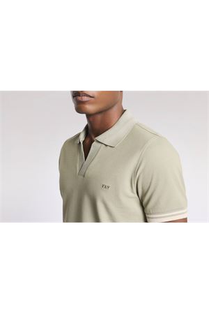 Polo Senza Bt. Piquet Str. Stripes FAY | Polo | NPMB252141STDWV618