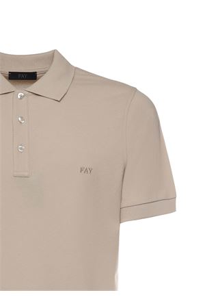 Piquet Stretch Polo FAY | Polo Shirt | NPMB252144STDWC002