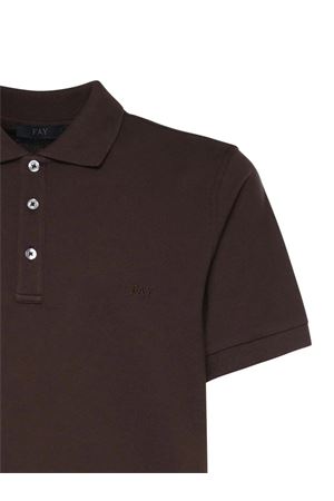 Piquet Stretch Polo FAY | Polo Shirt | NPMB252144STDWS601