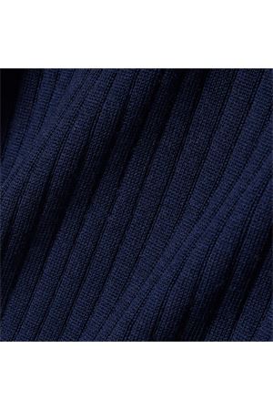 Maglione in lana merinos con collo a polo a coste 3D LACOSTE | Polo | AF9984166