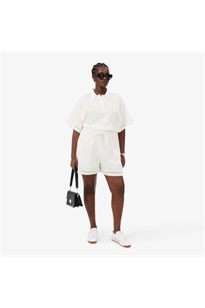 Polo oversize in twill fluido LACOSTE | Polo | CF006170V