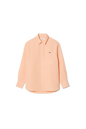 Camicia oversize in misto lino LACOSTE | Camicia | CF14294HI
