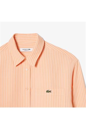 Camicia oversize in misto lino LACOSTE | Camicia | CF14294HI