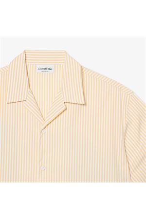 Camicia con coccodrillo a righe relaxed fit LACOSTE | Camicia | CH19953IY