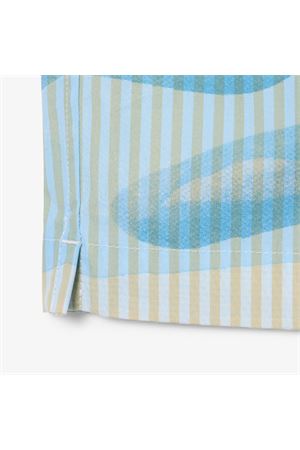 Camicia con coccodrillo a righe relaxed fit LACOSTE | Camicia | CH19953IY