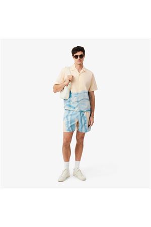 Camicia con coccodrillo a righe relaxed fit LACOSTE | Camicia | CH19953IY