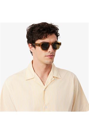 Camicia con coccodrillo a righe relaxed fit LACOSTE | Camicia | CH19953IY