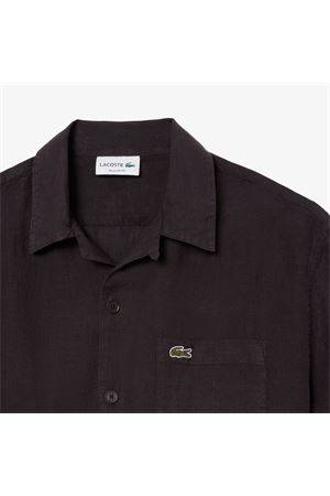 Camicia relaxed fit in lino LACOSTE | Camicia | CH23393LA