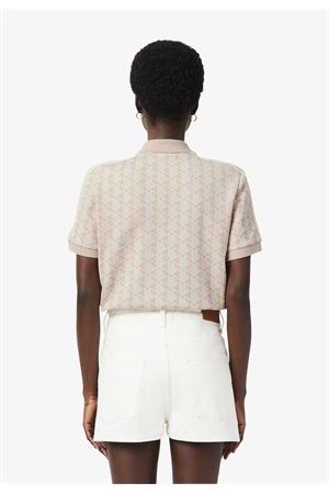 Slim fit monogrammed jacquard polo shirt LACOSTE | Polo Shirt | DF33648GI