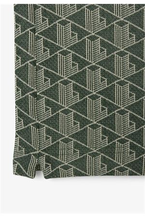 Classic-cut polo shirt in jacquard with monogrammed LACOSTE | Polo Shirt | DH1417D1R