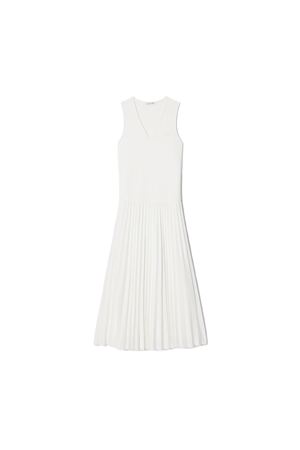 Abito lungo senza maniche plissettato LACOSTE | Abito | EF243270V