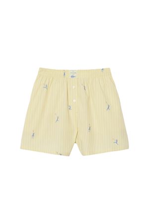 Cotton poplin jacquard boxer shorts LACOSTE | Bermuda Shorts | FF10342IA