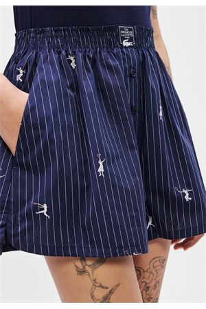 Cotton poplin jacquard boxer shorts LACOSTE | Bermuda Shorts | FF1034525