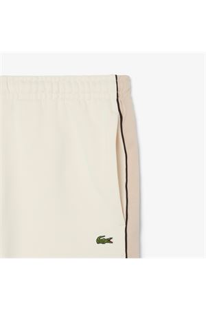 Shorts in tessuto felpato regular fit color block LACOSTE | Shorts | GH08933RR