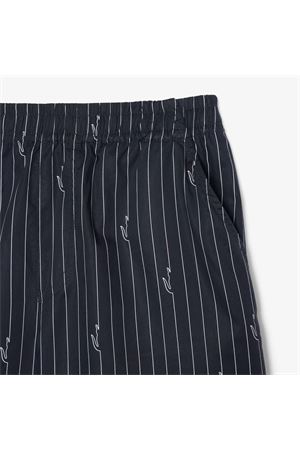 Crocodile print striped cotton shorts LACOSTE | Shorts | GH1964IY8