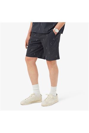 Crocodile print striped cotton shorts LACOSTE | Shorts | GH1964IY8