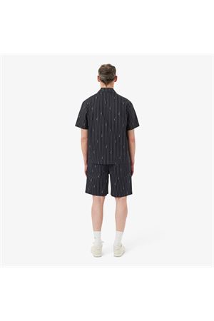 Crocodile print striped cotton shorts LACOSTE | Shorts | GH1964IY8