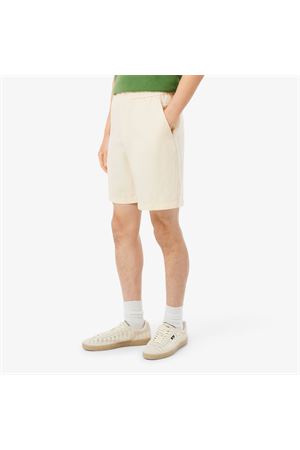 Shorts regular fit in twill di misto lino LACOSTE | Shorts | GH2628056